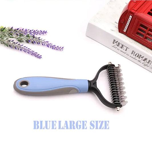 Blue Bundle Package (1 Splash Pad 150cm + 1 Large Hair Removal Comb + 1 Bath Brush 2-in-1) [Private Listing U1382424]